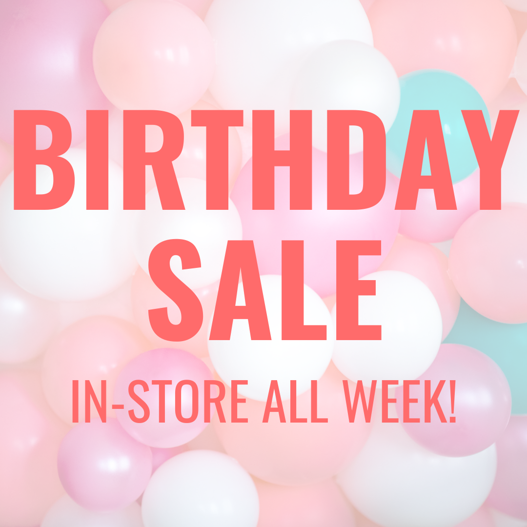 Annual Birthday Sale