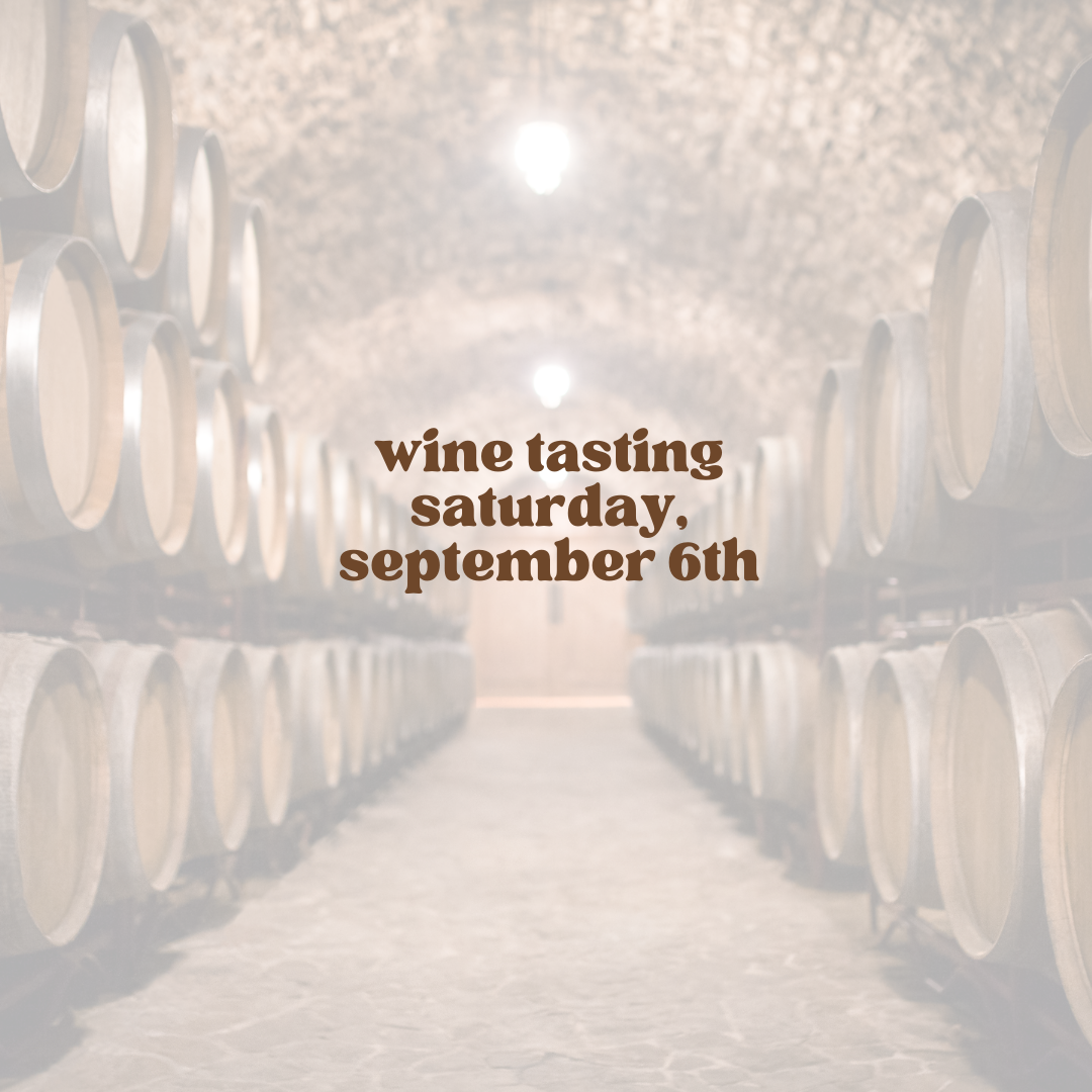 Wine Tasting - September 6th