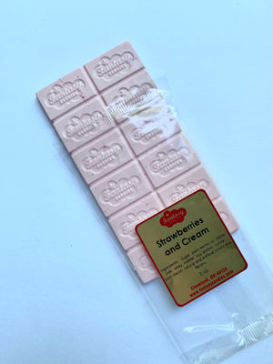 Strawberries & Cream White Chocolate Bar