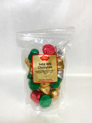 Milk Chocolate Christmas Bells- Foil Wrapped